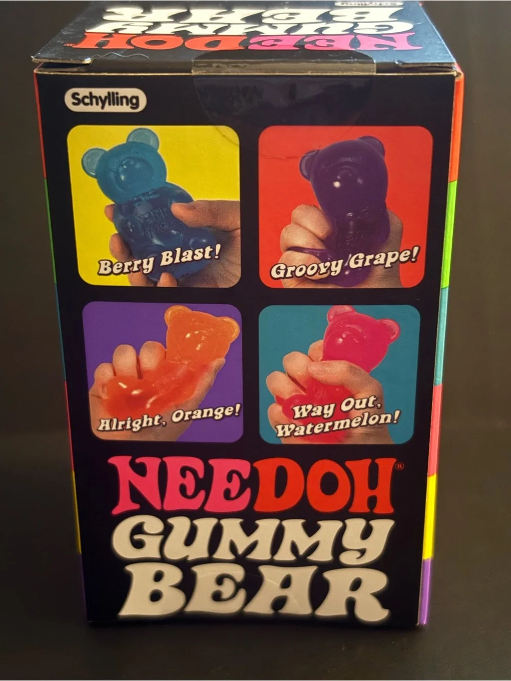 Schylling NeeDoh Gummy Bear Sensory Toy - Purple